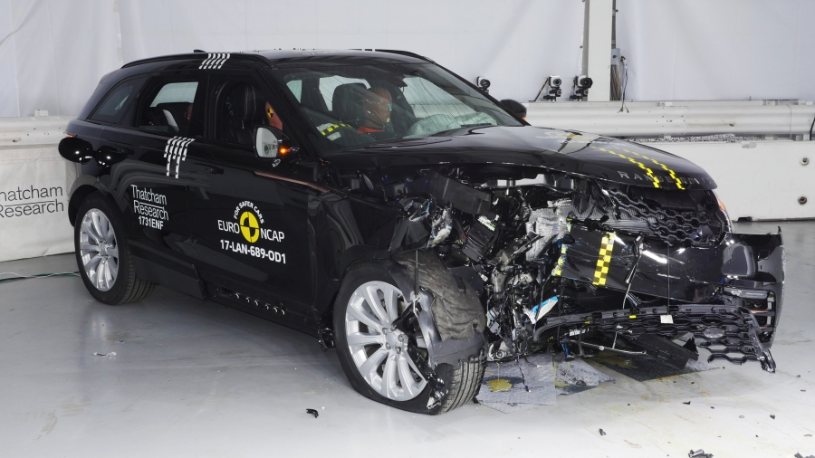 Range Rover velar crash test. Photo: Euroncap