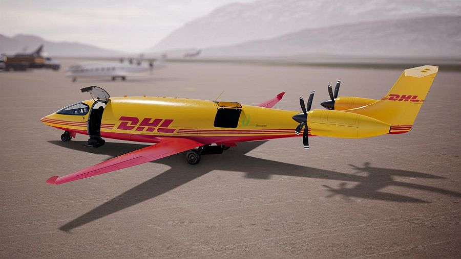 DHL Express and Eviation launch electric DHL cargo aircraft.