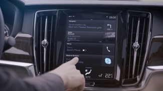 Volvo with built-in Skype