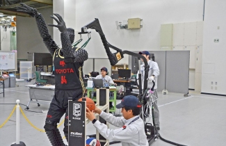 Basketball robot CUE4 from Toyota.